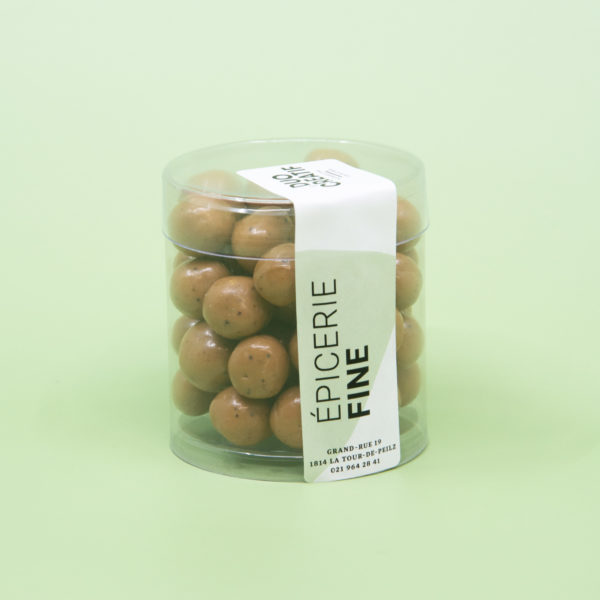 Billes croustillantes au café